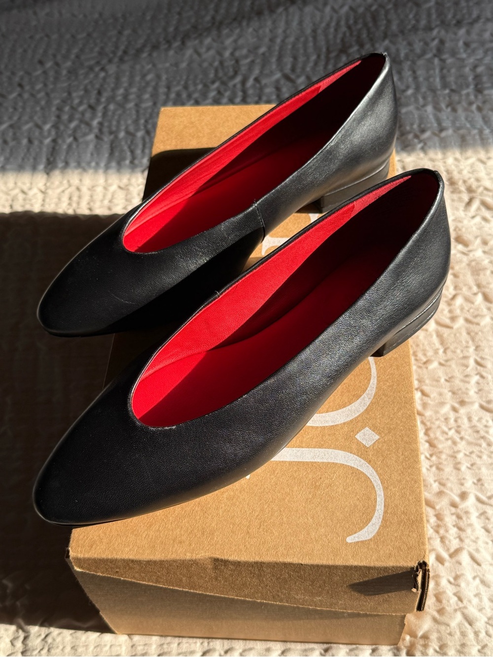Bea ballet flats in leather
